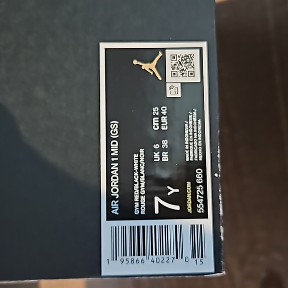 Air Jordan 1 mid GS Reverse Bred - Picture 5 of 6